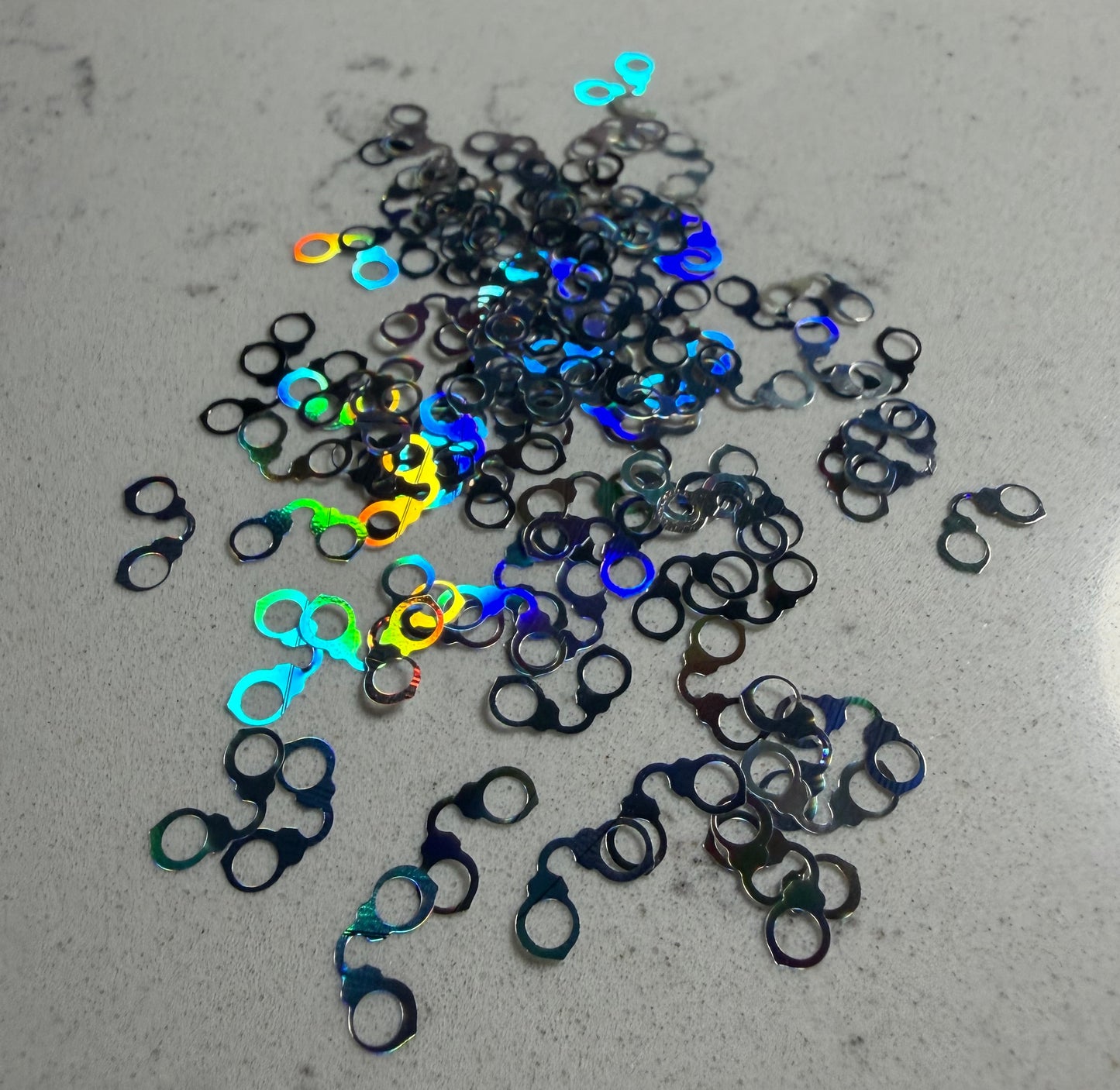 Handcuffs - Holographic Silver