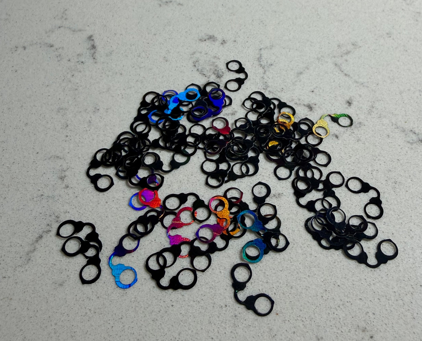 Handcuffs - Holographic Black